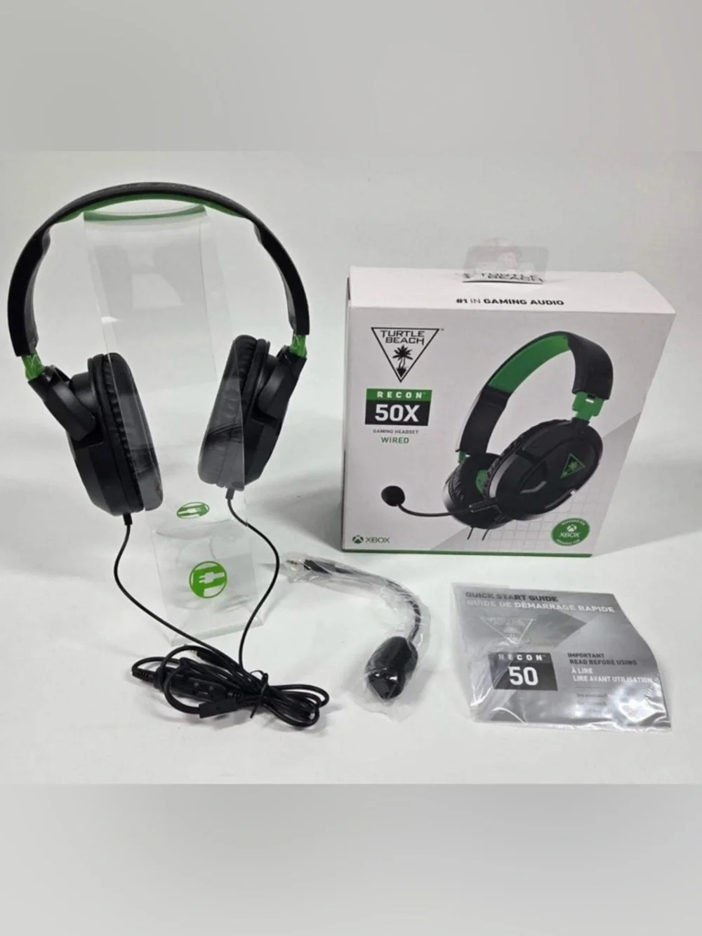 Turtle Beach recon 50x black/green Wireless Gaming Headset Multi-Platform NEW